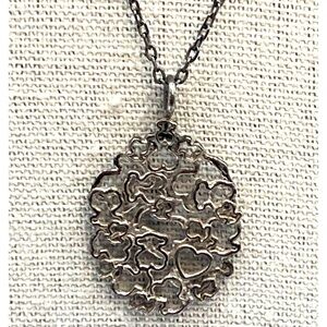 Rare Vintage Tous 925 Sterling Silver Pendant Necklace.   A86